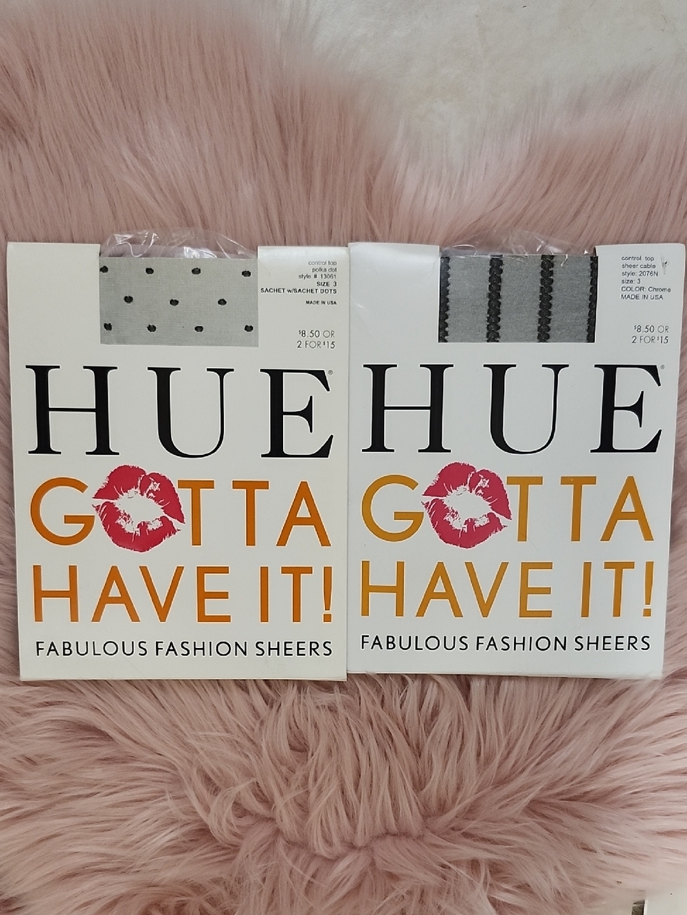 Y2K FIND!! Brand New 2CT BUNDLE HUE "GOT TA HAVE IT" FABULOUS FASHION SHEERS-3